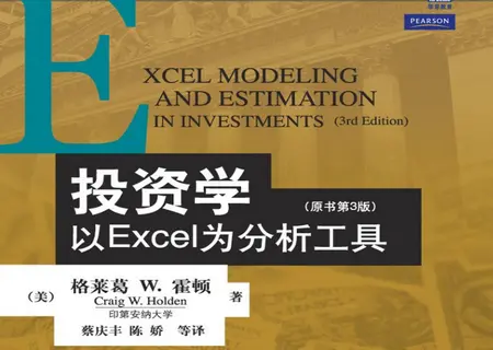 投资：使用 Excel 作为分析工具第 3 版 pdf